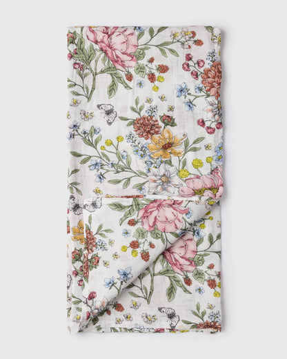 Muslin Swaddle - Secret Garden