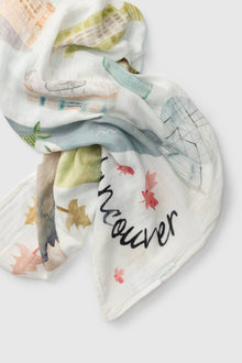 Baby Muslin Swaddle in Tanboocel® Bamboo Viscose - Vancouver