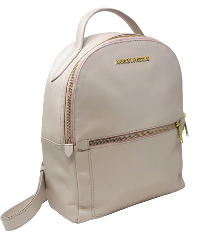 Rose Powder Leather Backpack - Blush | Eve