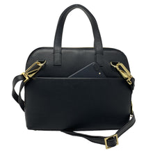 Sac à main en cuir noir, Justine
