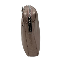 Petit sac bandoulière en Cuir Rose Platine | Annie