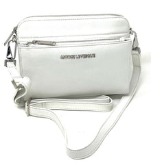 Petit Sac bandoulière avec porte carte détachable blanc pure | Kennedi