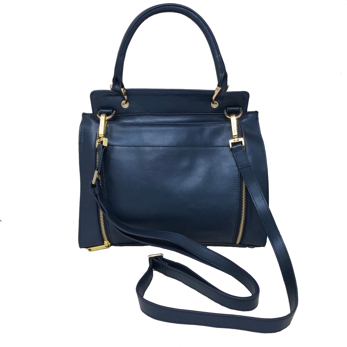 Sac à main en cuir véritable bleu marine - Chloé