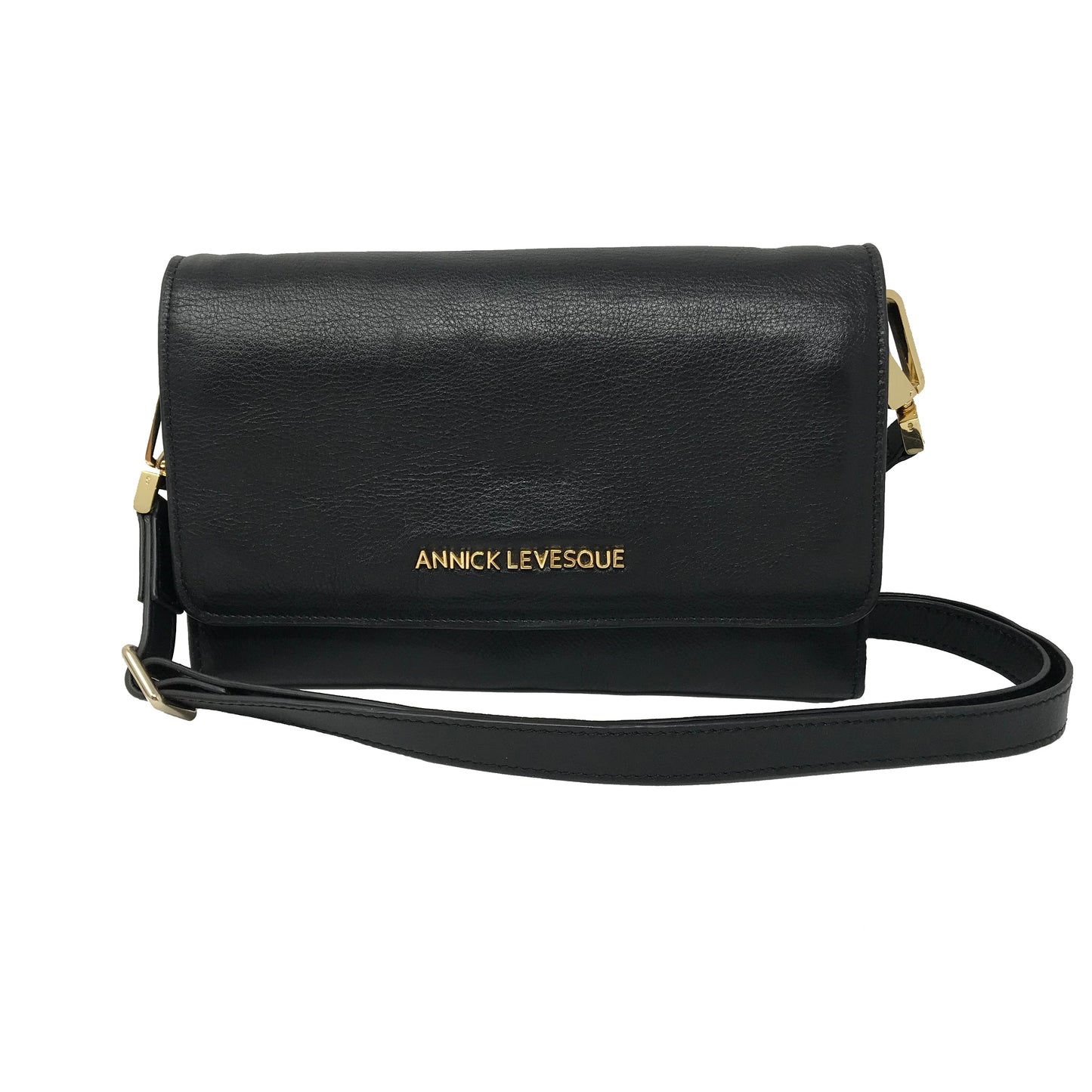 Genuine Black Leather Handbag with Bow | Scarlett - PRE-ORDER