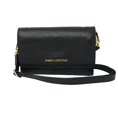 Genuine Black Leather Handbag with Bow | Scarlett - PRE-ORDER