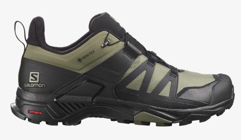 Salomon Mens X Ultra 4 GTX Waterproof Hiking Shoes