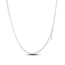Collier classique en chaîne rolo en argent sterling