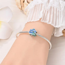 Breloque de valise en argent sterling « Paradis de la plage »