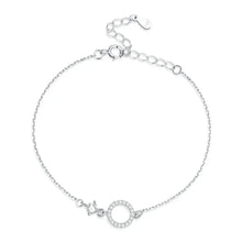 925 Sterling Silver Ring Chain Bracelet