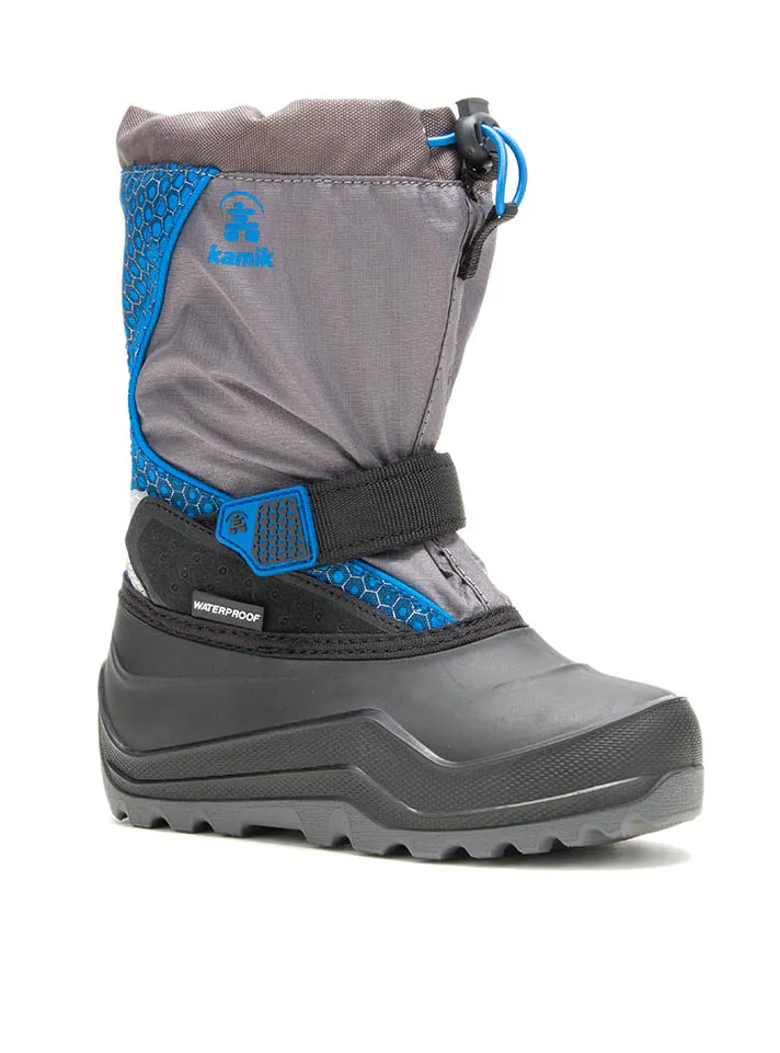 Bottes d'hiver imperméables Kamik Boy's Snowfall P2 -40 pour enfant taille 1 - Fabriquées au Canada !
