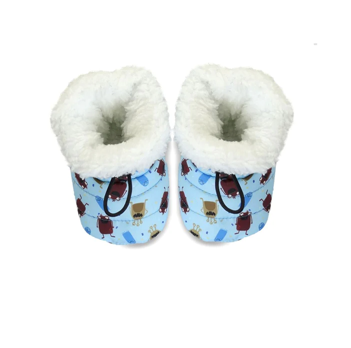 Nuvola Printed Baby Slippers