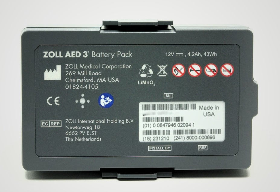Bloc-pile ZOLL AED 3