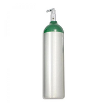Medical Oxygen Tank – Aluminum D Cylinder, 15.0 Cu. Ft. / 425L with Toggle Valve