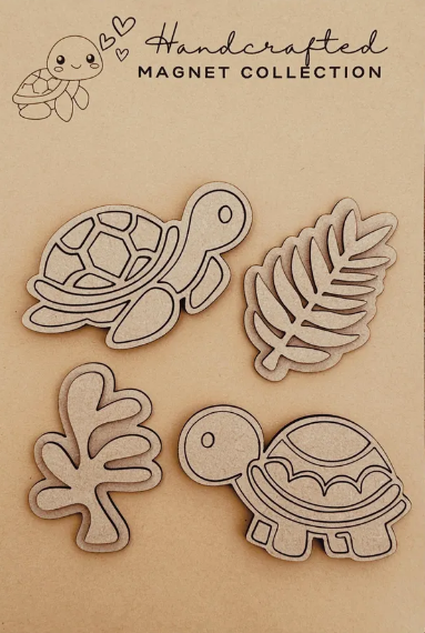 Handcrafted Magnet Sets-Turtle Set