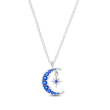 Collier Pendentif Lune Et Étoile En Argent Sterling Celestial Charm