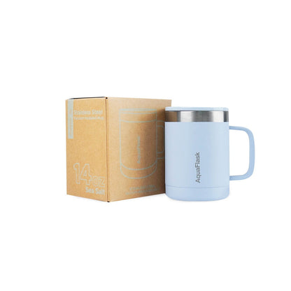 Mug Aquaflask isotherme avec couvercle et anse 415 ml (14 oz)