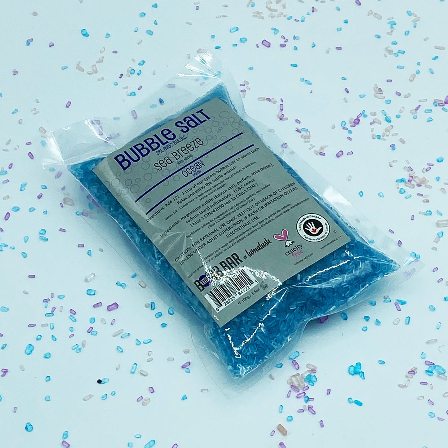 Bubble Salt Soak with Epsom Salt