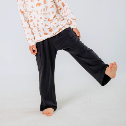 Kids' Bamboo Cargo Pants | Navy