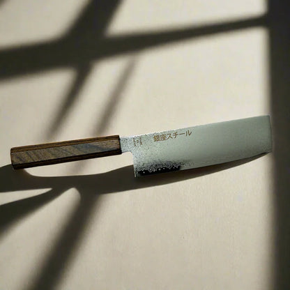 Série Seiryū (青龍) - Couteau Nakiri 170 mm en acier Damas VG10