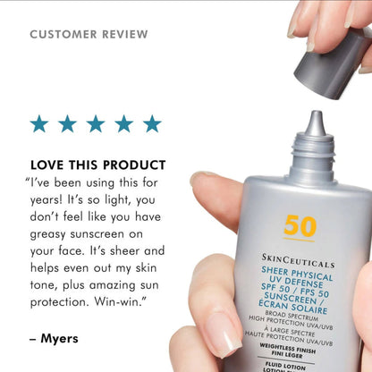 SkinCeuticals Sheer Physical UV Defense SPF 50