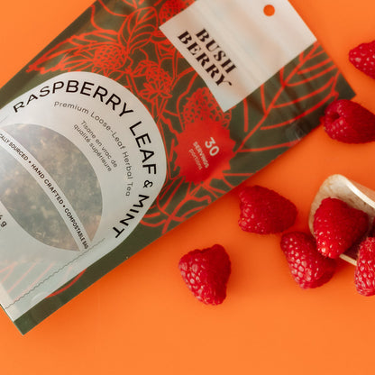 Organic Raspberry Leaf + Mint Tea