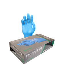 Gants en nitrile bleus de 4 mil