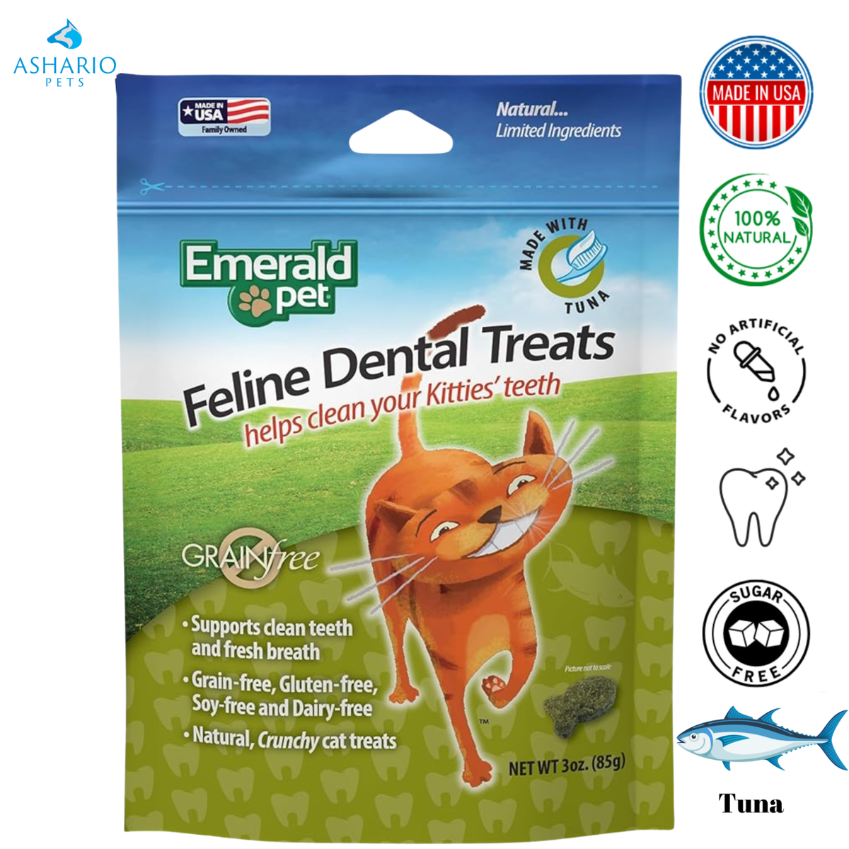 Emerald Pet - Tuna Dental Cat Treats