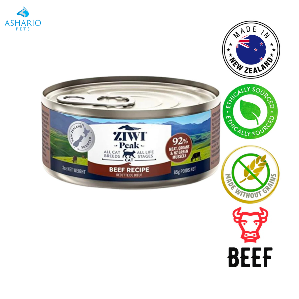 ZIWI - Beef Canned Cat Food