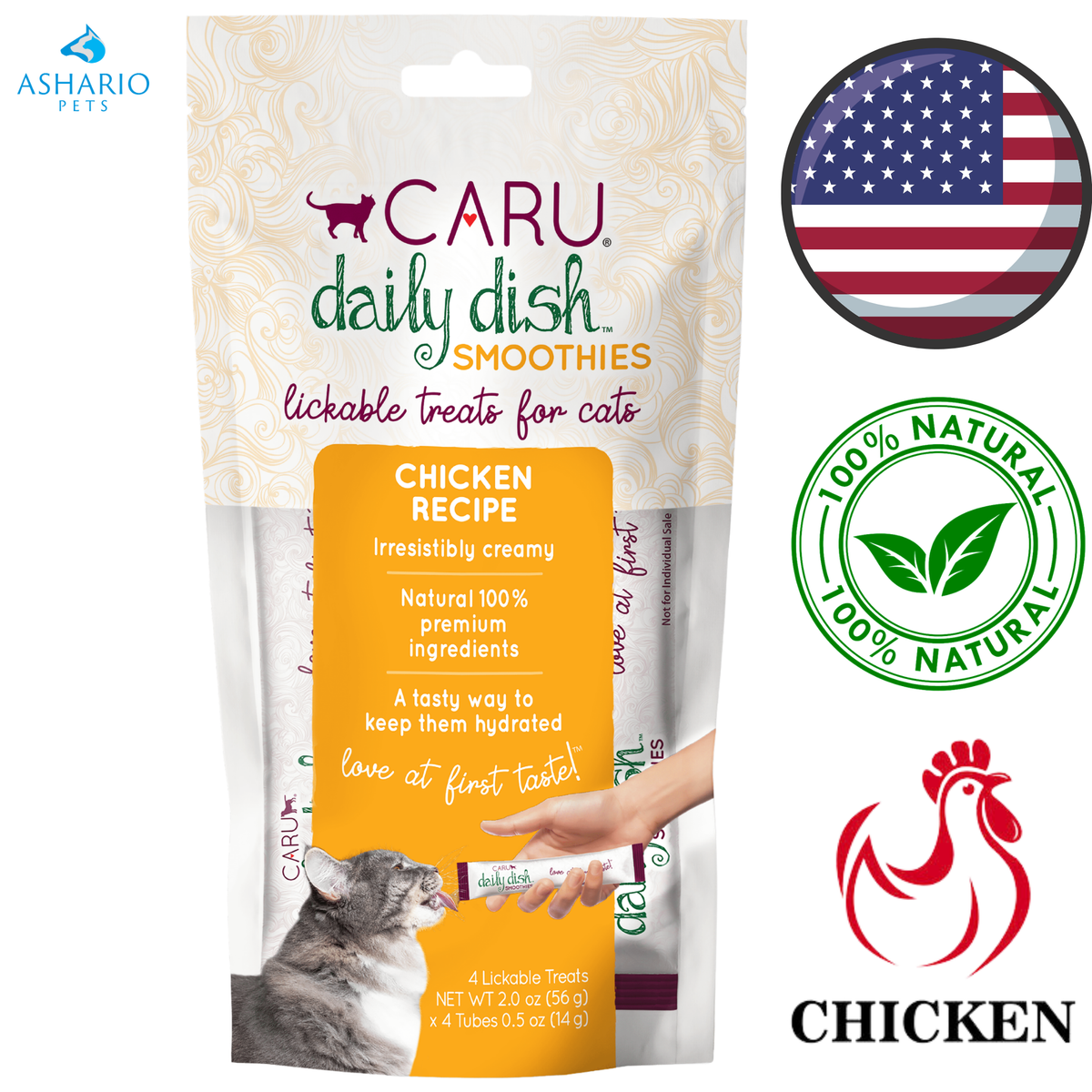 Caru - Daily Dish Smoothie Cat Treats