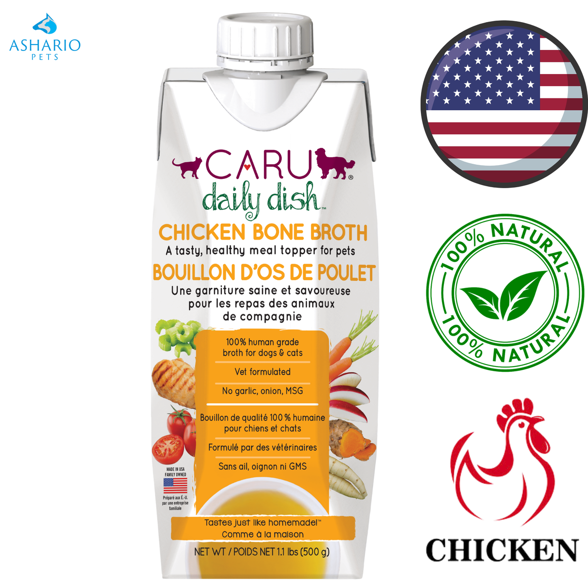 Caru - Daily Dish Broth - 500 Grams