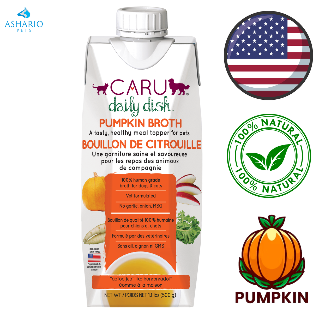 Caru - Daily Dish Broth - 500 Grams