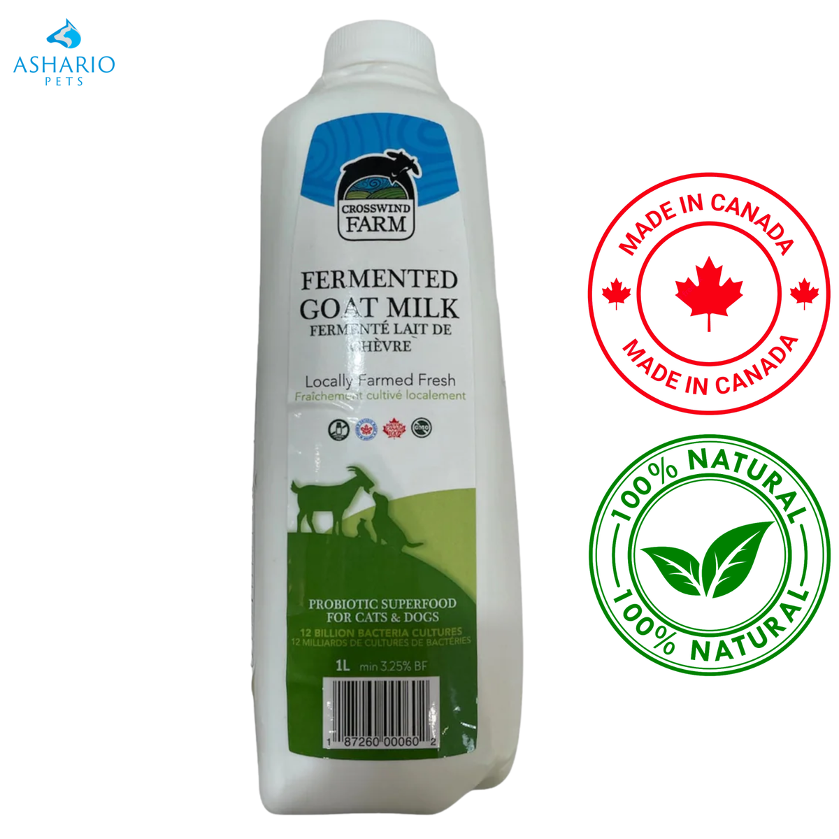 Crosswind Farms - Goat Milk Kefir - 1 Litre