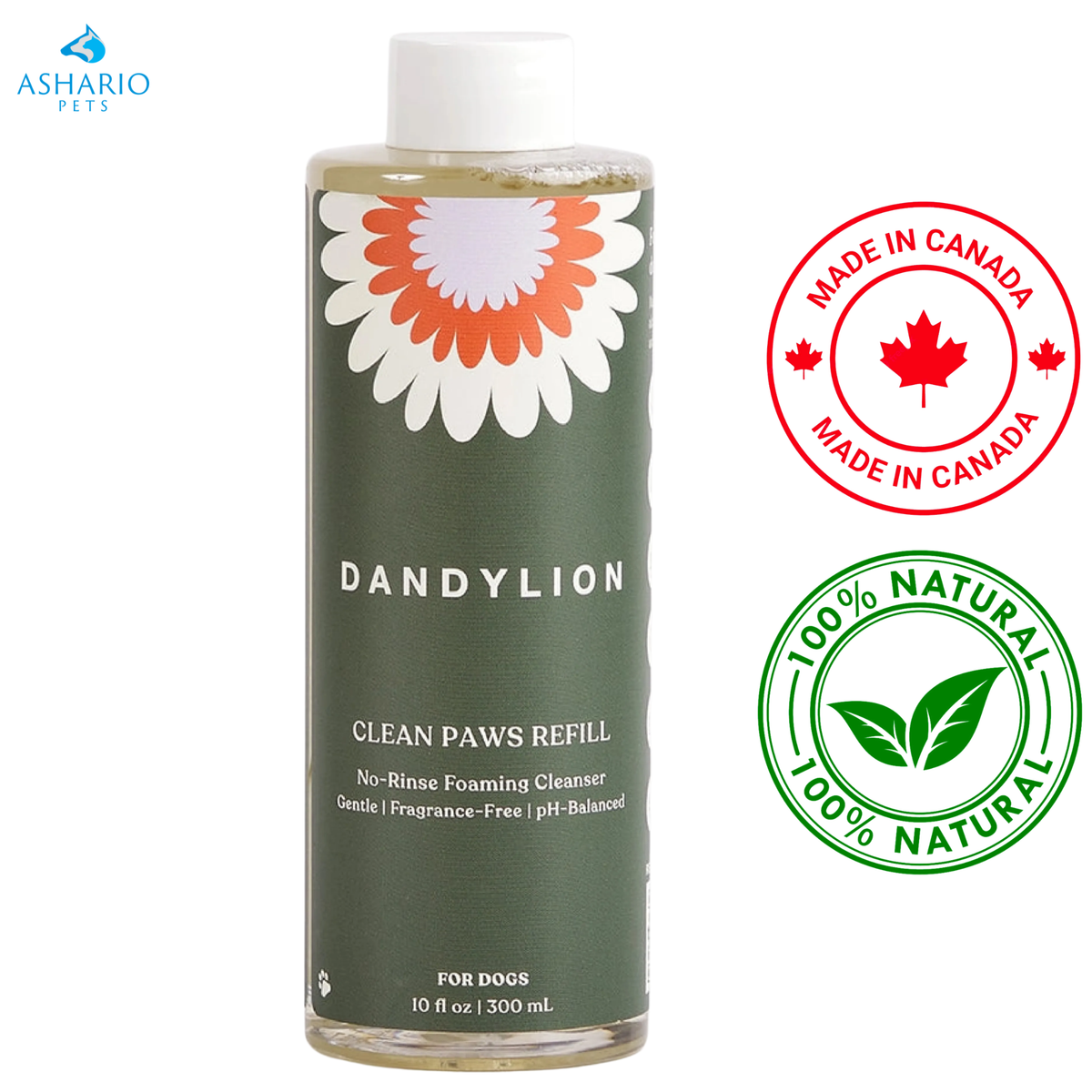 Dandylion - Clean Paws No-Rinse Foaming Cleanser Refill