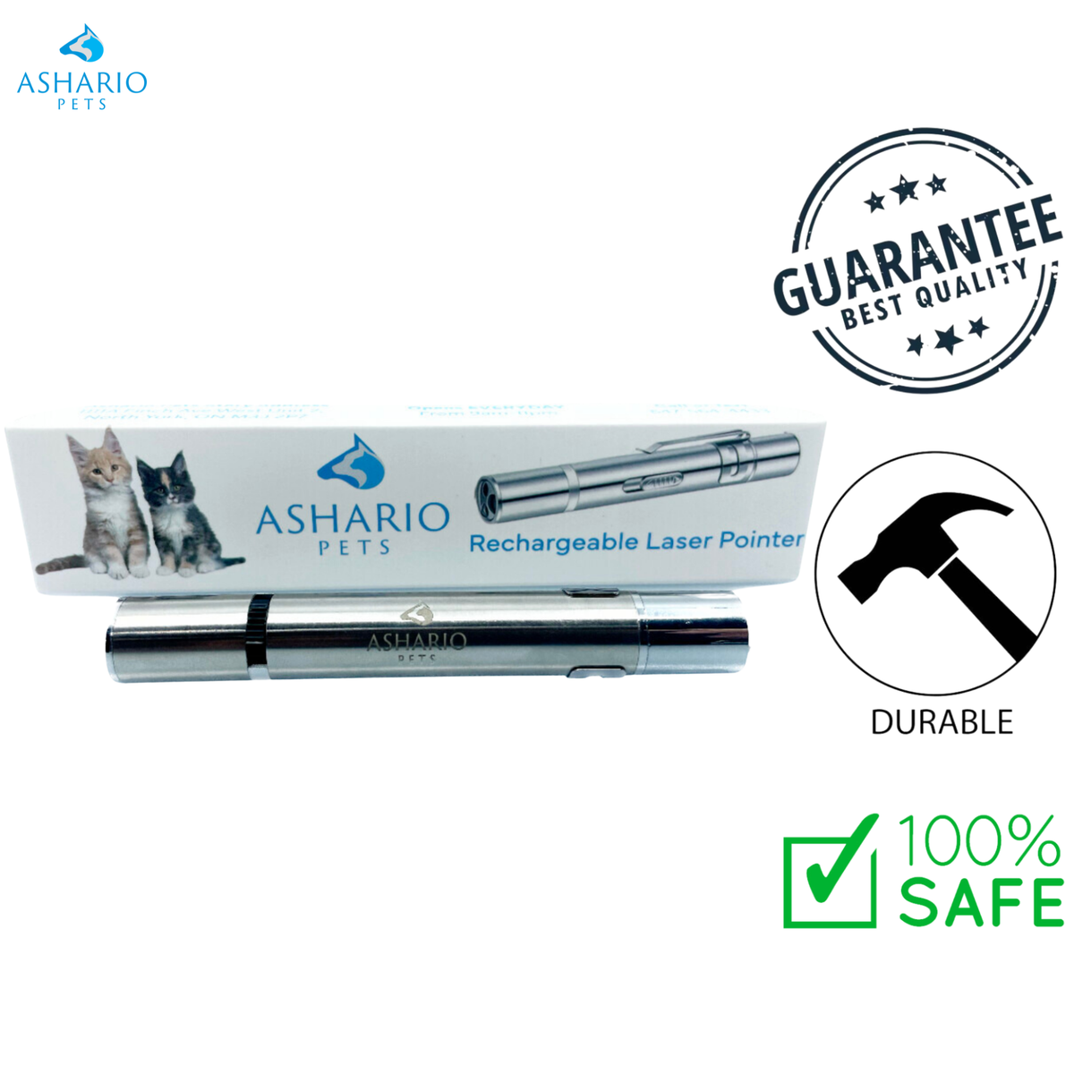 Ashario Pets - Rechargable Cat Laser