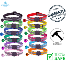 Ashario Pets - Reflective Breakaway Cat Collar - Small