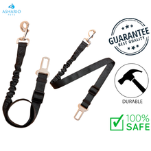 Ashario Pets - "SafeRide" Retractable Car Traction Belt - L