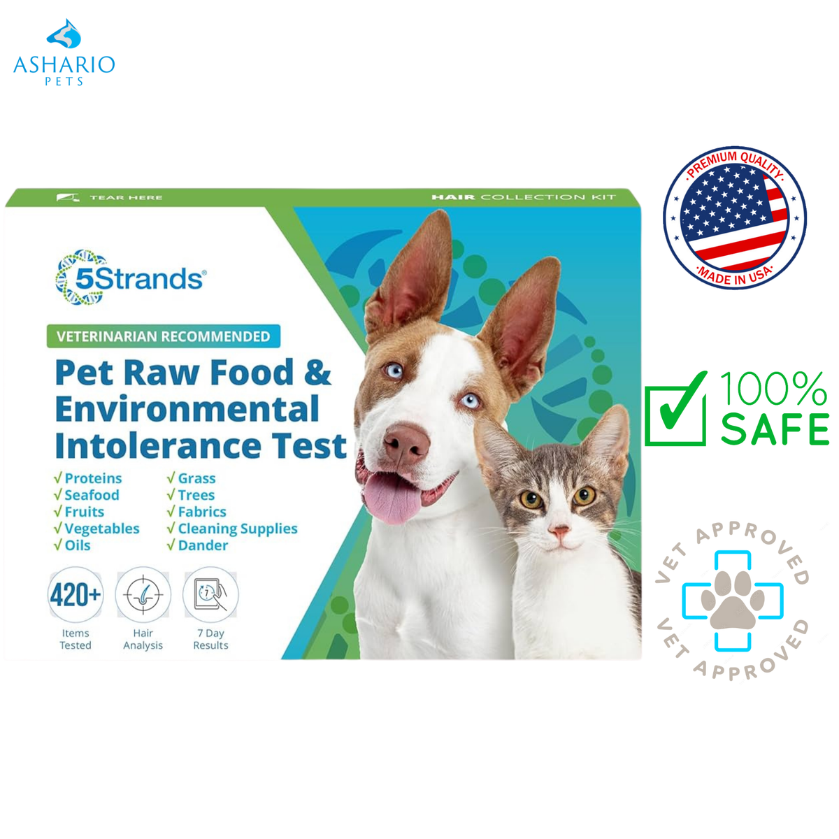 5Strands - Pet Raw Food and Environmental Intolerance Test Kit