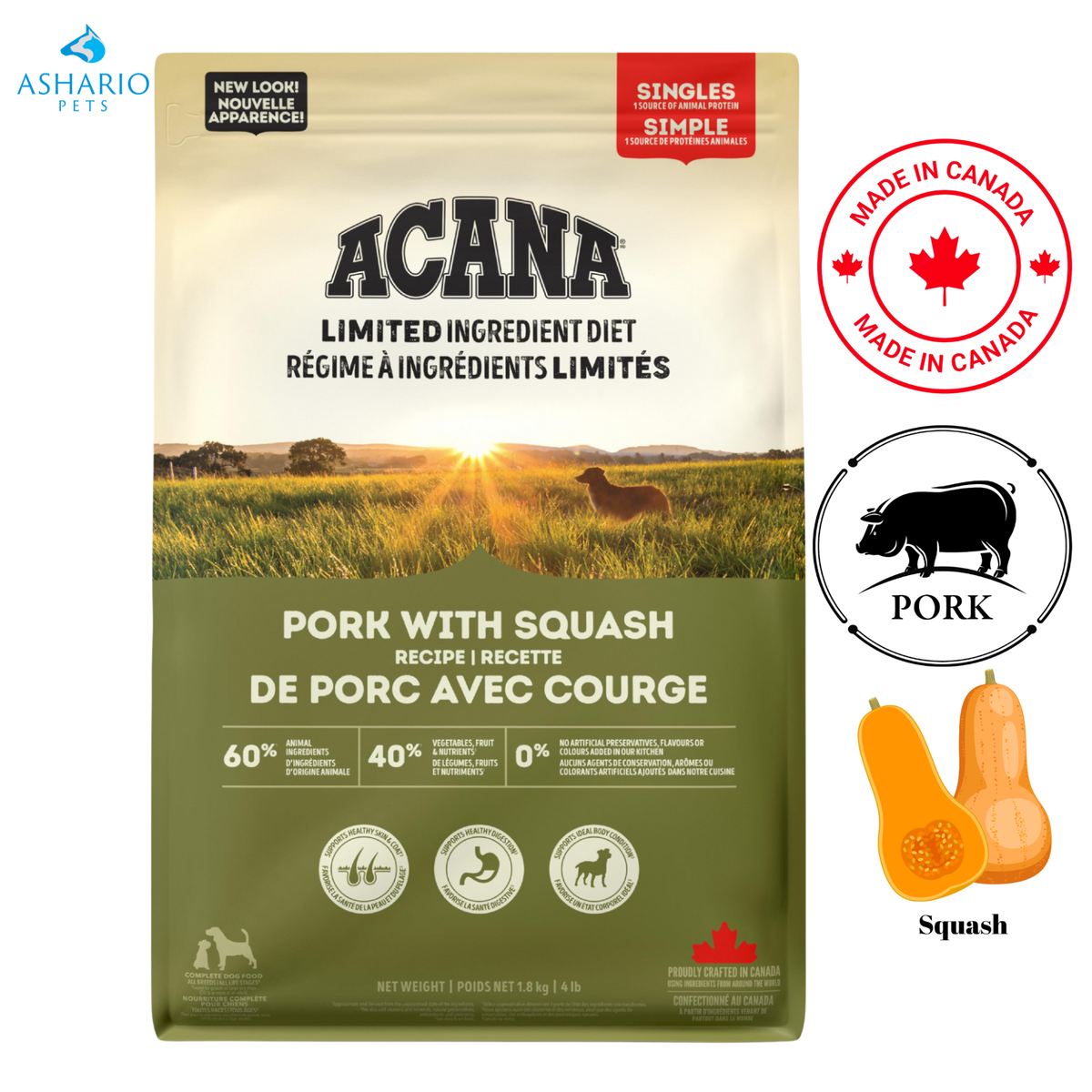 Acana - Limited Ingredient Pork & Squash Dry Dog Food