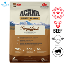 Acana - Ranchlands Adult Dry Dog Food