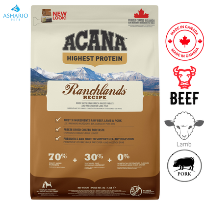 Acana - Ranchlands Adult Dry Dog Food