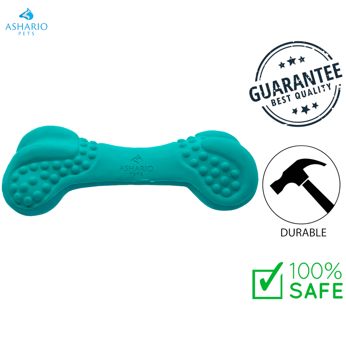 Ashario Pets - Dog Toy - Bone