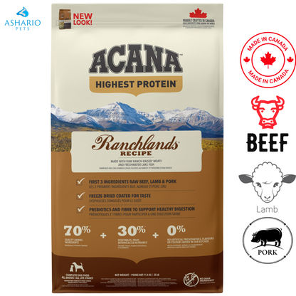Acana - Ranchlands Adult Dry Dog Food