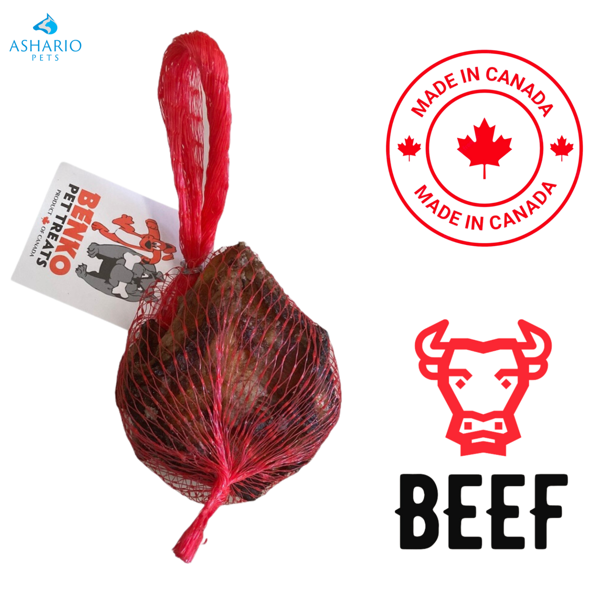 Benko - Beef Bite Knuckle Dog Treats