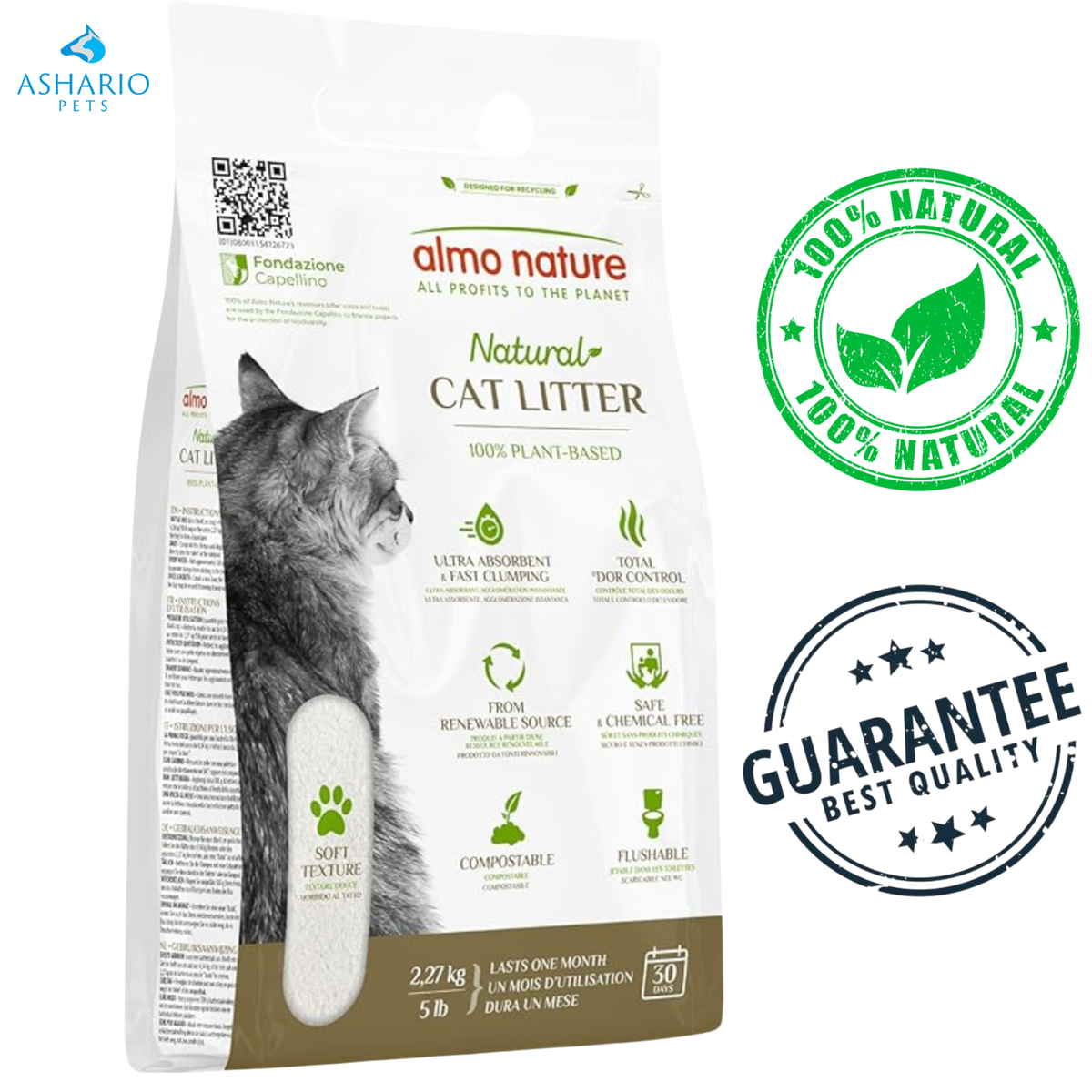 Almo Nature - Plant Based Clumping Cat Litter