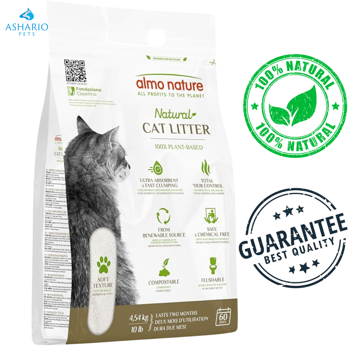 Almo Nature - Plant Based Clumping Cat Litter