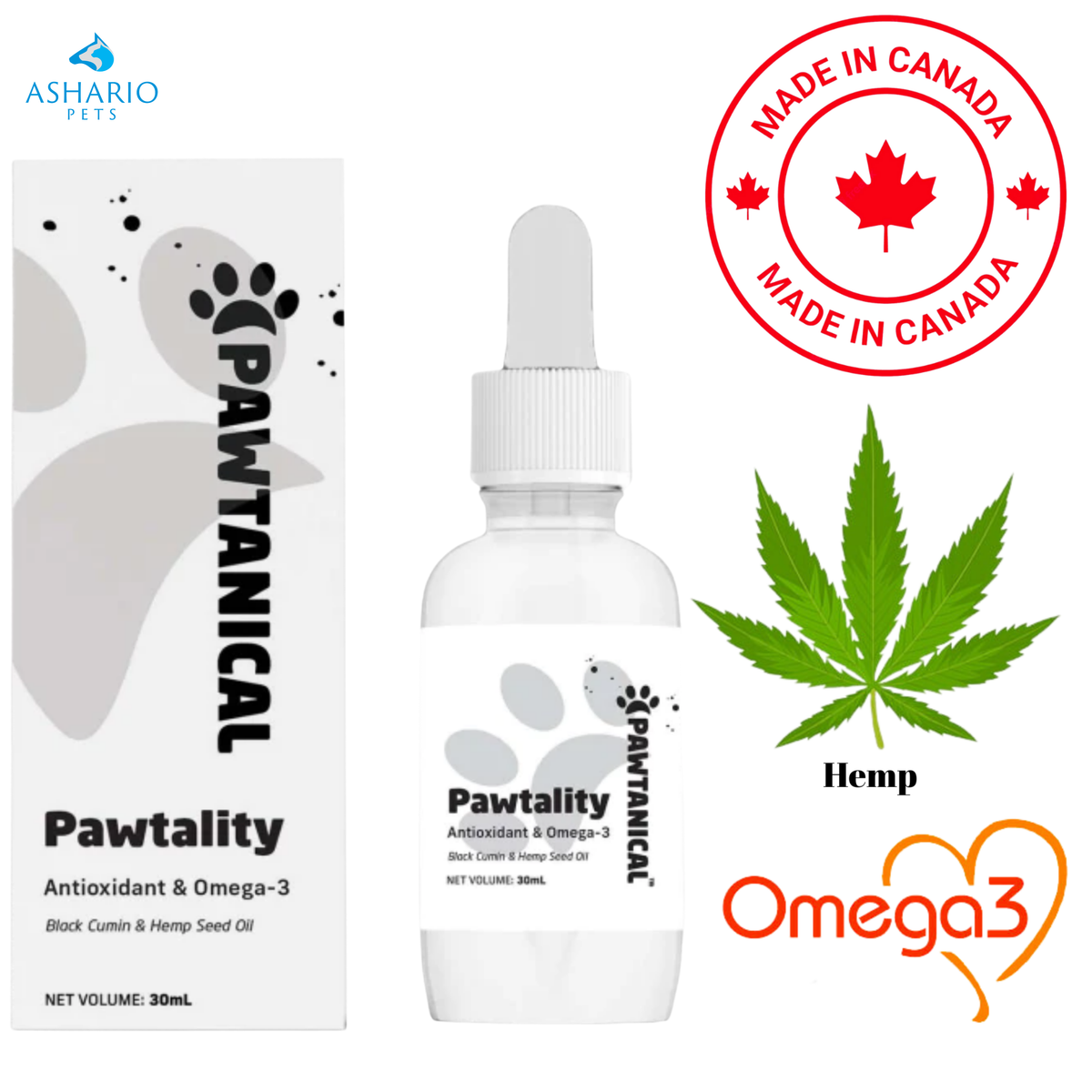 Pawtanical - Pawtality Hemp Oil For Dogs