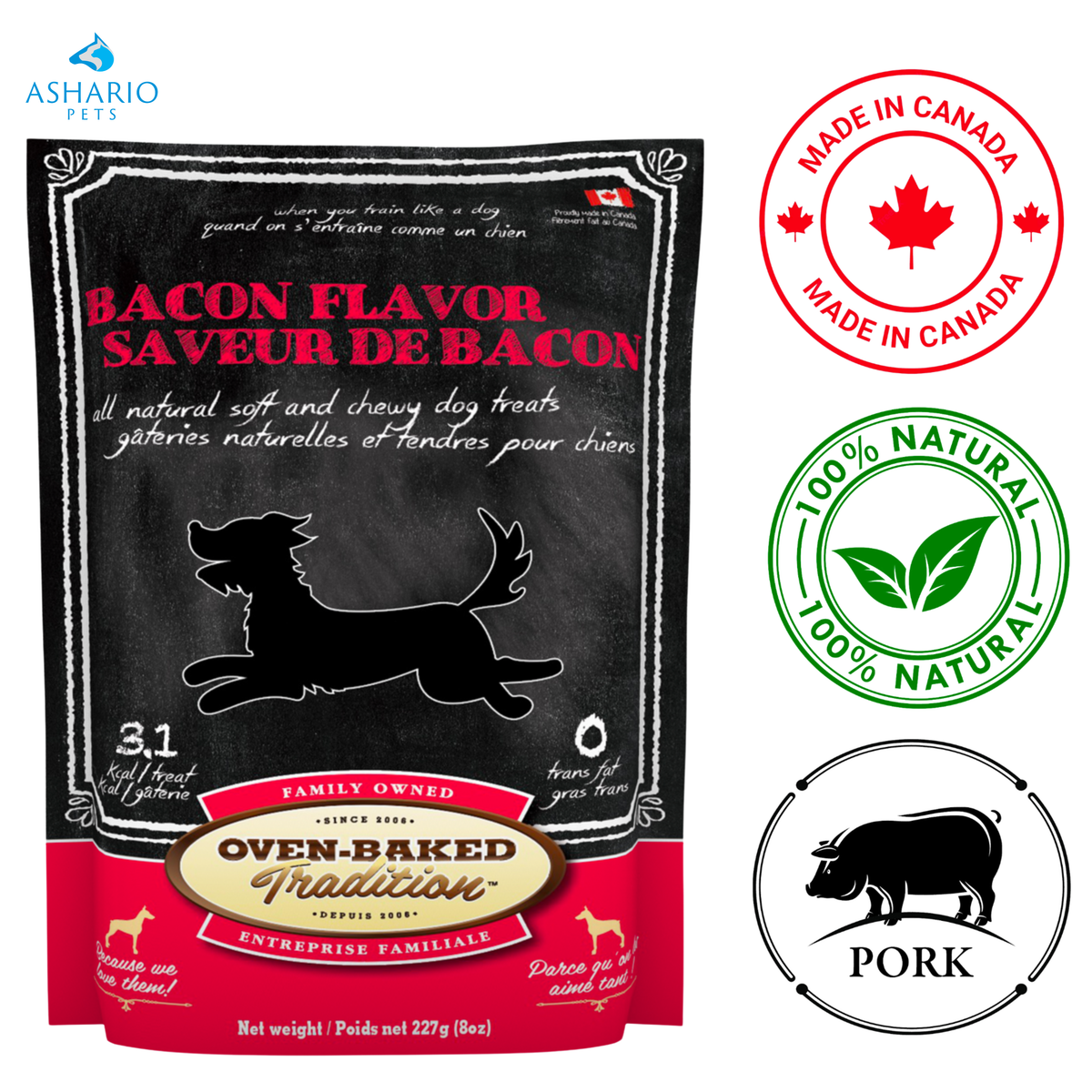 Oven-Baked Tradition - Soft And Chewy Bacon Dog Treats