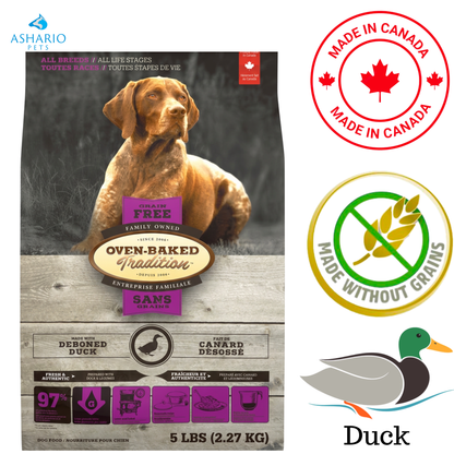 Oven-Baked Tradition - All Breeds All Life Stages Grain Free Duck Dry Dog Food