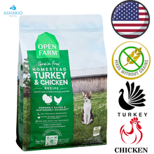 Open Farm - Grain Free Homestead Turkey & Chicken Dry Cat Food