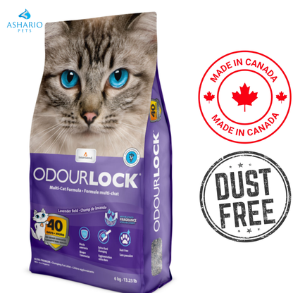 OdourLock - Ultra Premium Lavender Clumping Cat Litter